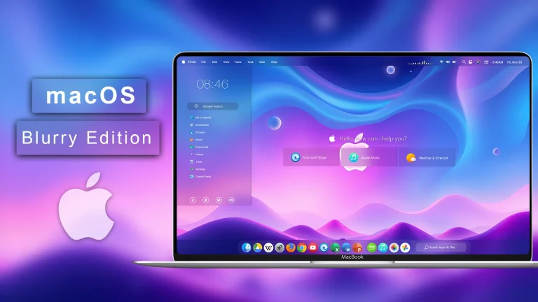 macOS Blurry Rainmeter Skin 11 macOS Blurry Rainmeter Skin