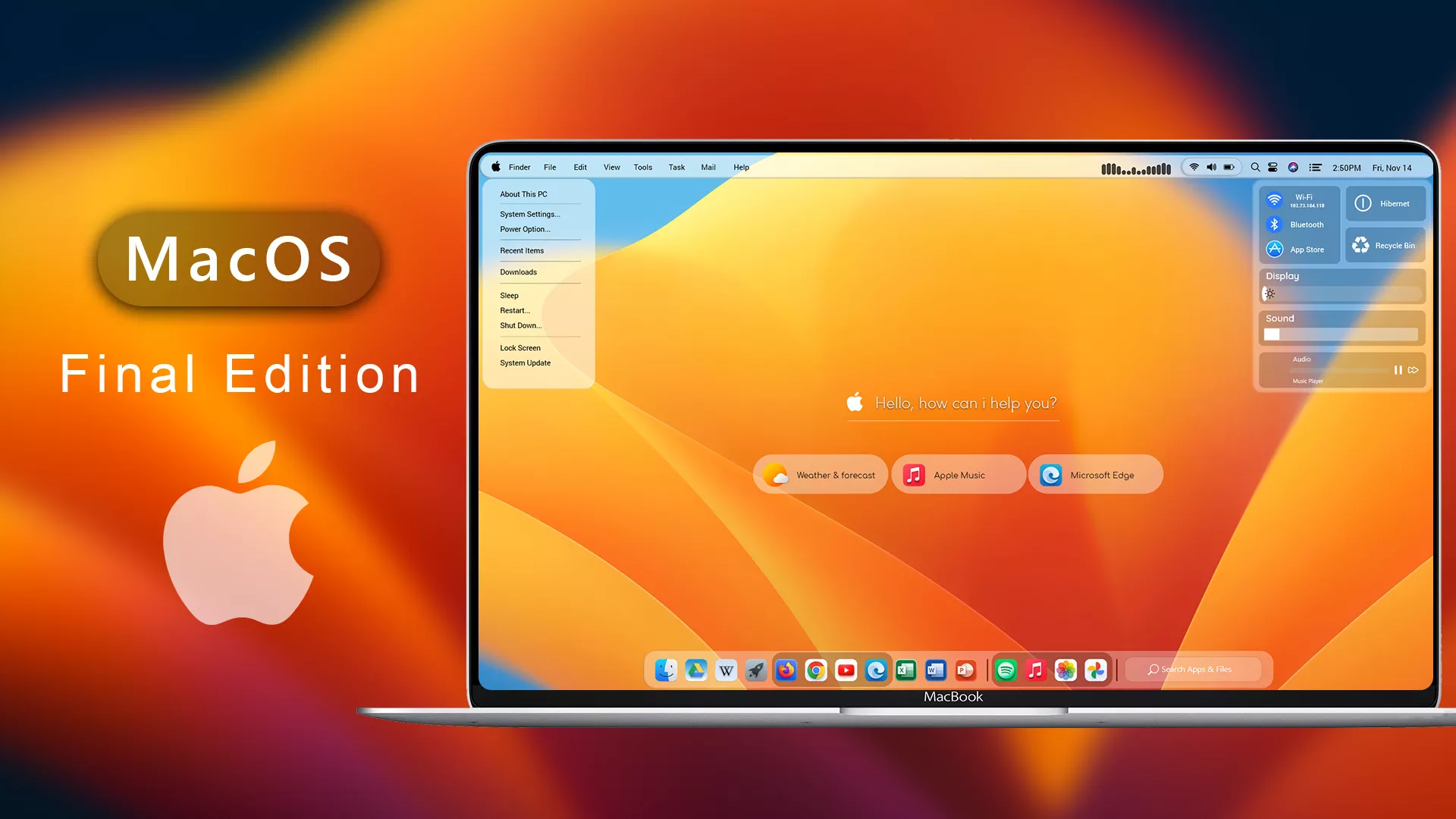 macOS Final Edition Rainmeter Suite