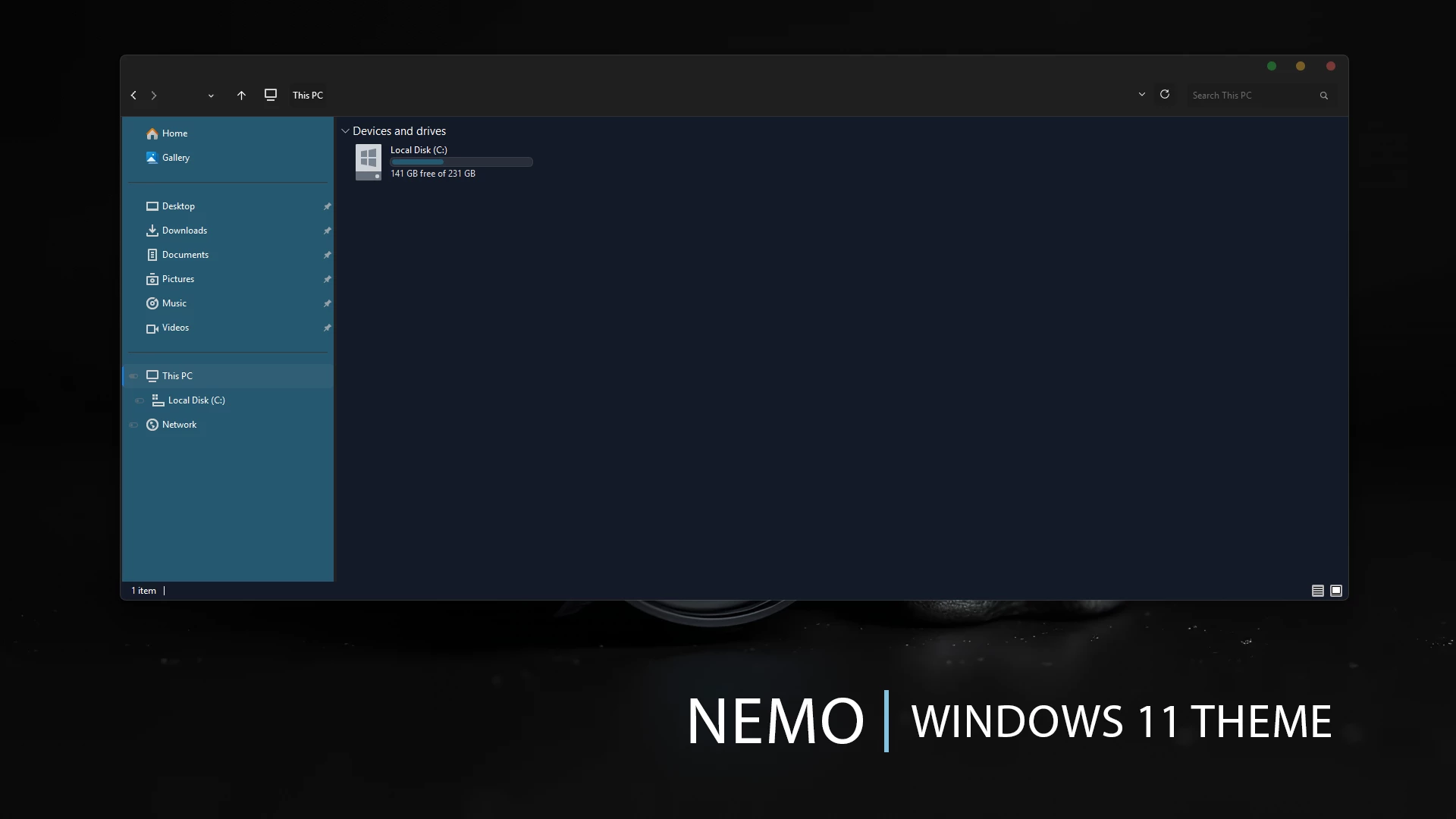 Nemo Theme For Windows 11