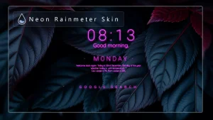 Neon Rainmeter Skin For Windows