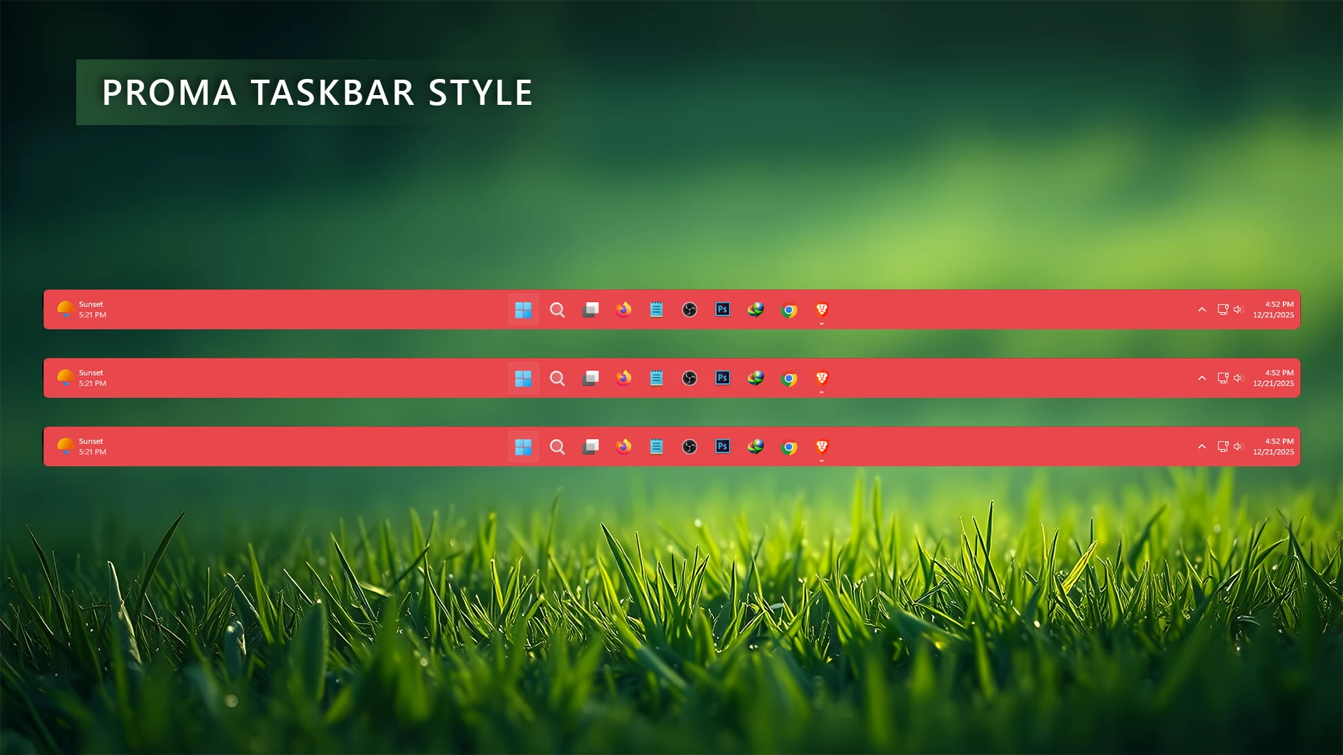 Proma Taskbar Style For Windows 11 1 Proma Taskbar Style For Windows 11