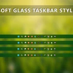 Soft Glass Taskbar Style