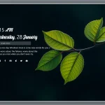 Elegant Desktop 2.0 ( Rainmeter Skin )