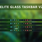 Elite Glass Taskbar Style V2