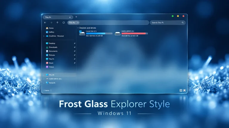 Frosted glass Explorer For Windows 15 Frosted glass Explorer For Windows