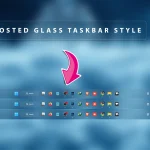 Frost Glass Ultra Taskbar Style