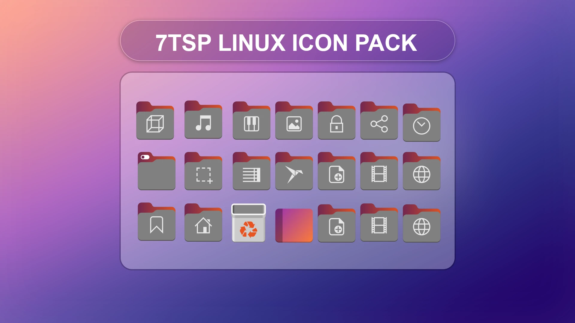 7TSP Linux Icon Pack for Windows 11 1 7TSP Linux Icon Pack for Windows 11