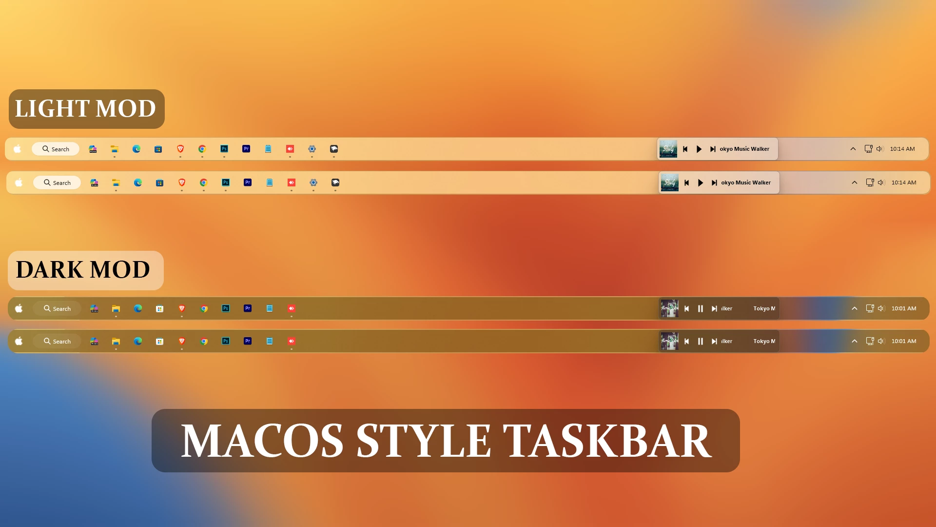 macOS Taskbar Style for Windows 11 Using Windhawk 1 macOS Taskbar Style for Windows 11 Using Windhawk