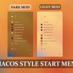macOS Start Menu Style