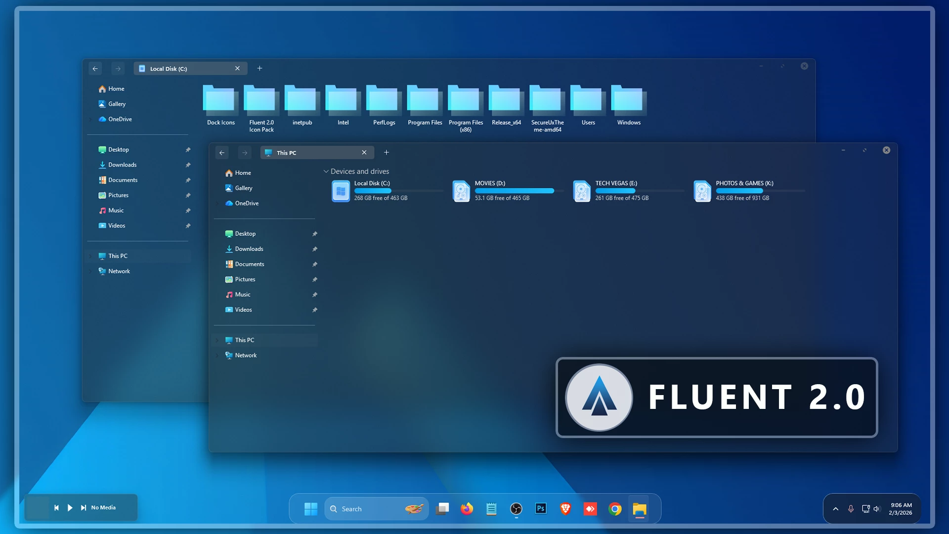 Fluent 2.0 Theme for Windows 11 1 Fluent 2.0 Theme for Windows 11