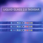 Liquid Glass 2.0 Taskbar Style