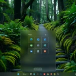Minimal Glass Start Menu Style