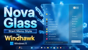 Nova Glass Start Menu Style for Windhawk