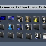 Satin Black Icon Pack for- Resource Redirect