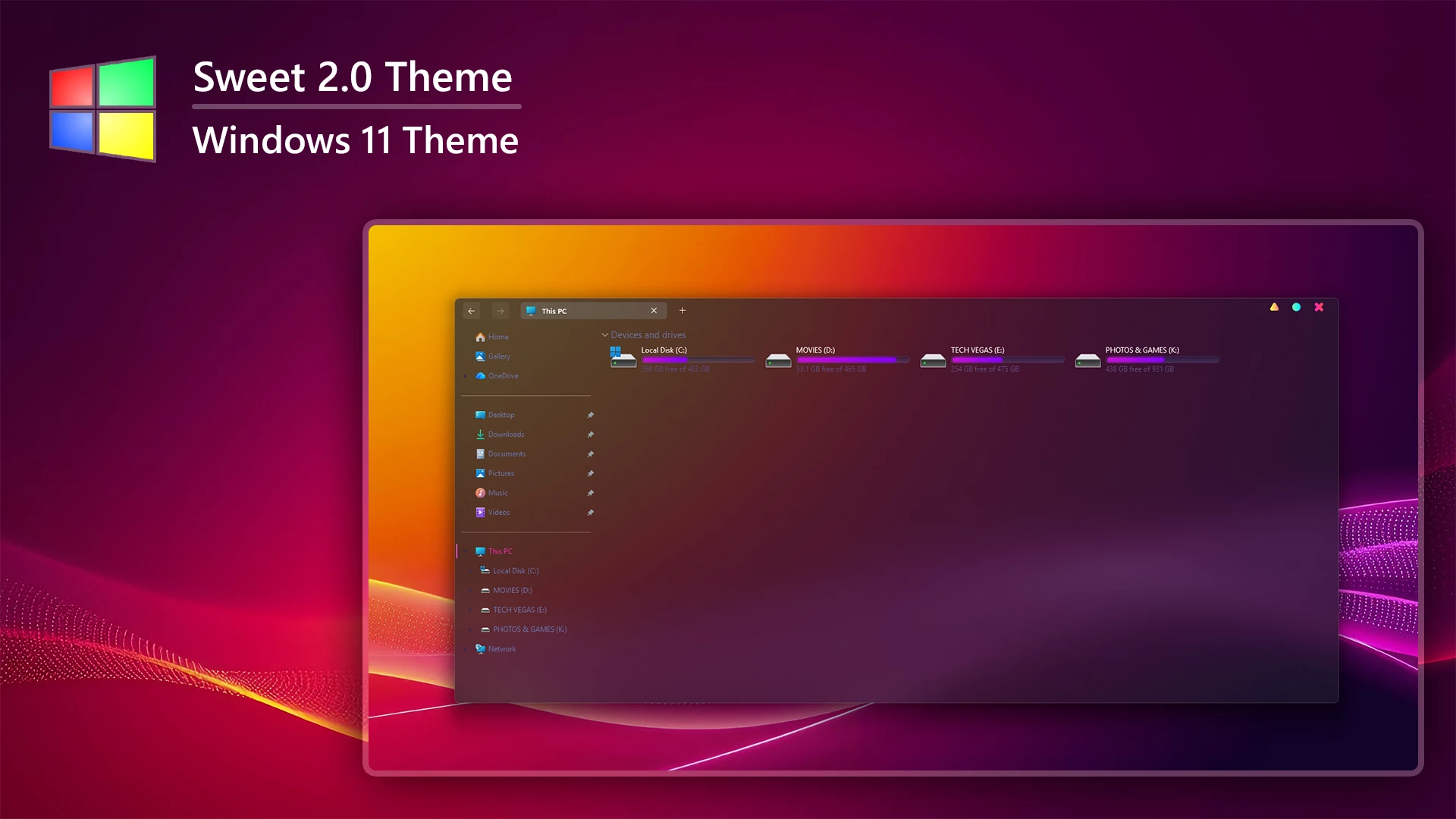 Sweet 2.0 Theme For Windows 11 1 Sweet 2.0 Theme For Windows 11