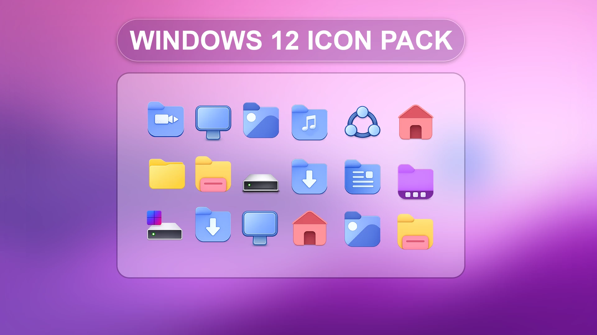 Windows 12 Style Icon Pack Resource Redirect 1 Windows 12 Style Icon Pack Resource Redirect