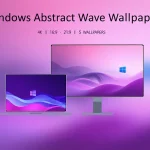 Windows Abstract Wave Wallpapers 4K