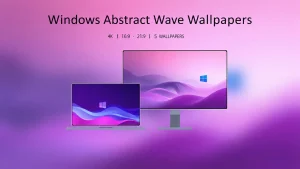 Windows Abstract Wave Wallpapers 4K