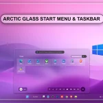 Arctic Glass Start Menu & Taskbar Style (Windhawk)