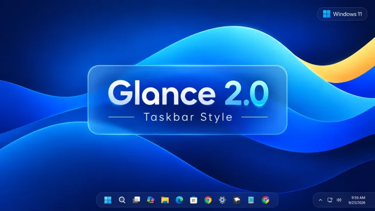 Glance 2.0 Taskbar Style For Windows 11 15 Glance 2.0 Taskbar Style For Windows 11