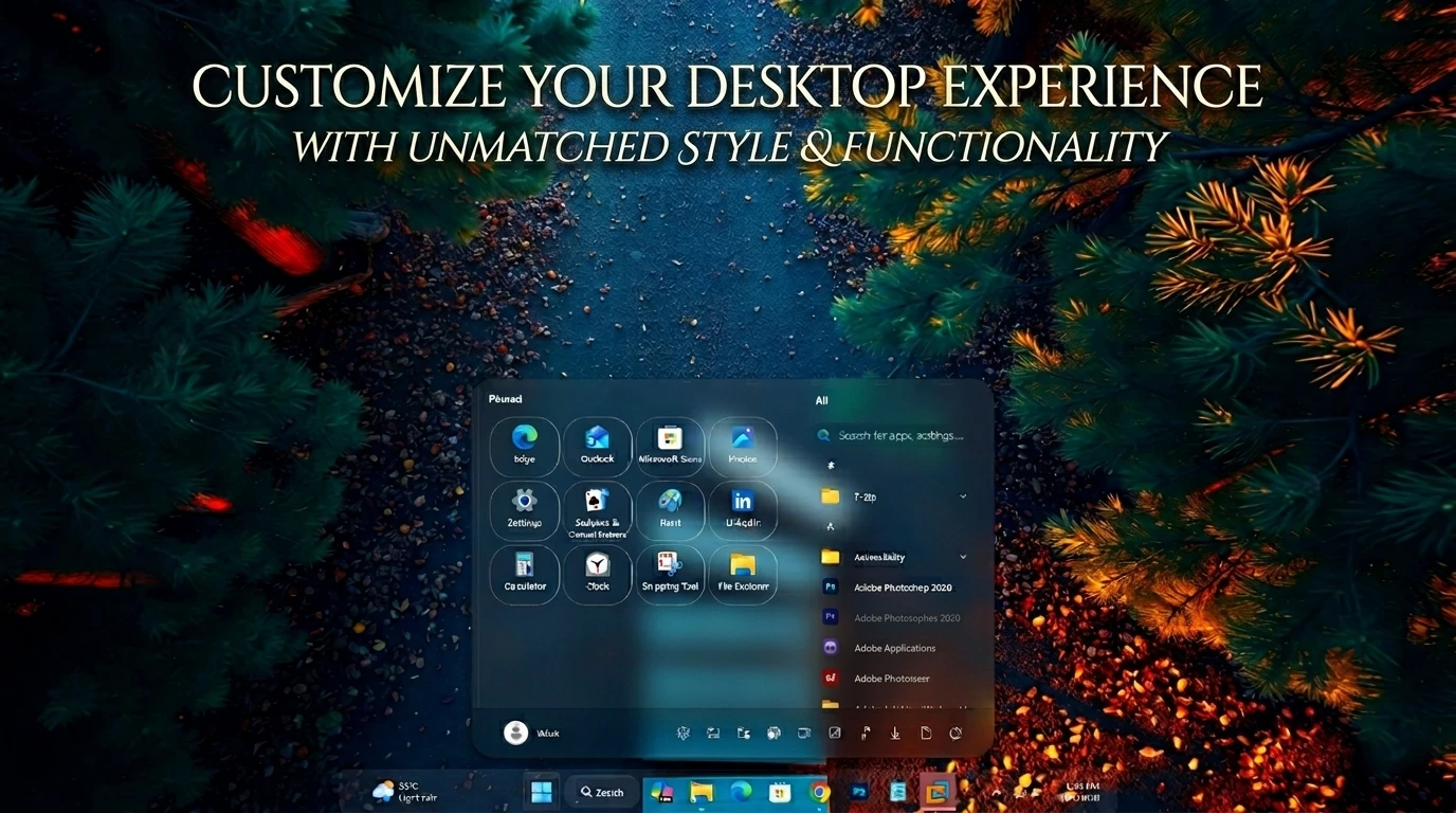 Lumina Start Menu Style (Windhawk)