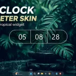 Dex Clock Rainmeter Skin