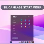Silica Glass Start Menu Style