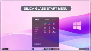 Silica Glass Start Menu Style
