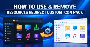 How to Use & Remove Resources Redirect Custom Icon Pack