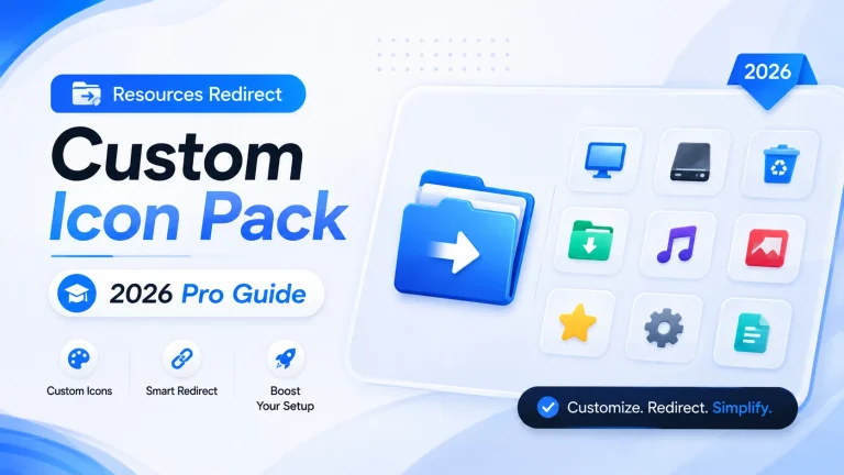 How to Use Resources Redirect Custom Icon Pack: 2026 Pro Guide