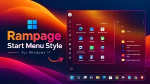 Rampage Start Menu Style for Windows 11