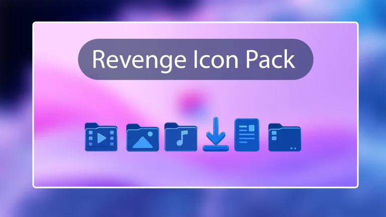 Revenge Icon Pack For Resources Redirect For Windows 11 Using Windhawk preview