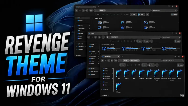 Revenge Theme For Windows 11