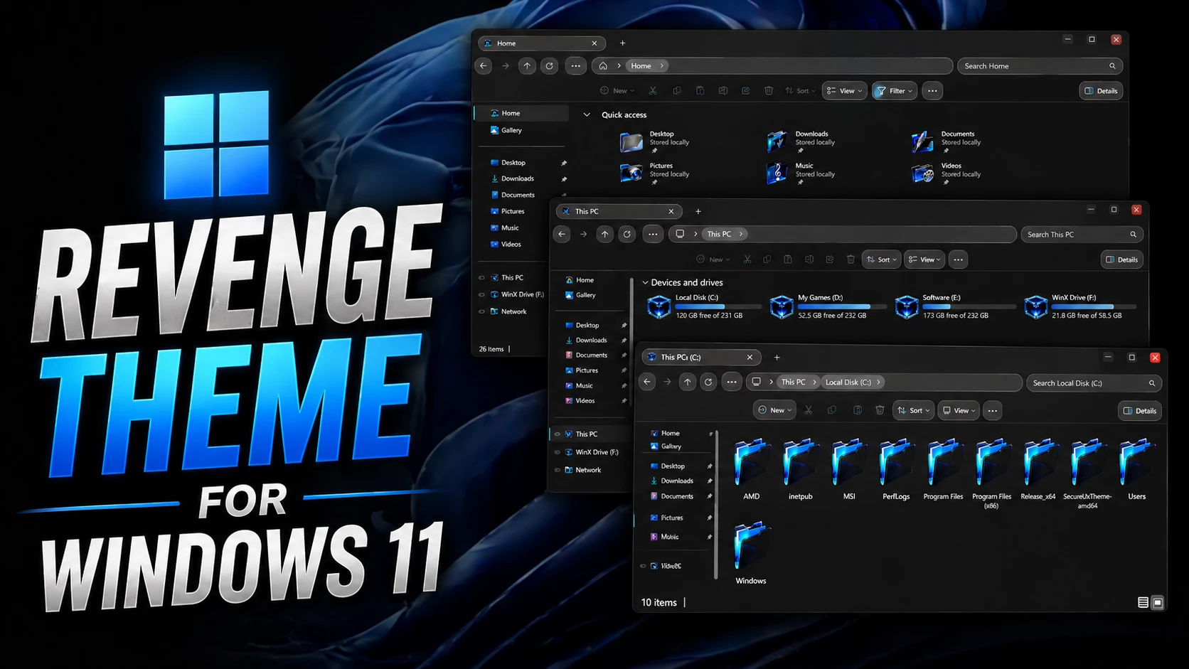 Revenge Theme For Windows 11