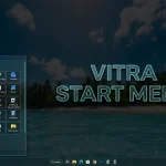 Vitra Start Menu Style for Windows 11 with transparent glass UI and Windhawk customization