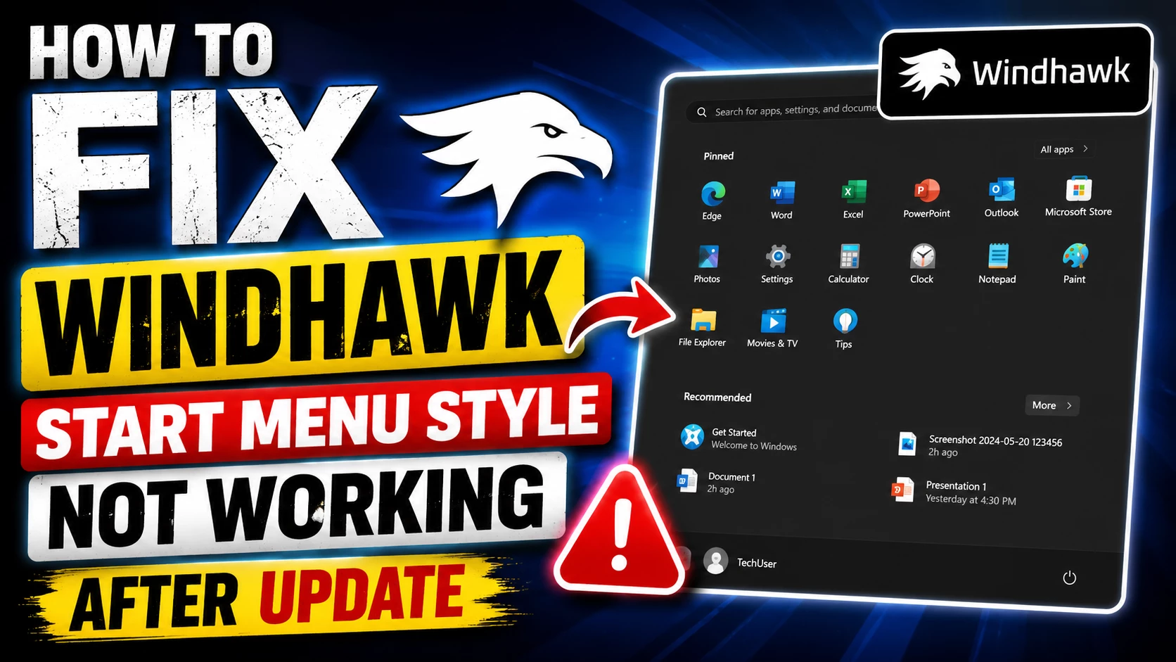 How to Fix Windhawk Start Menu Style Not Working After Update