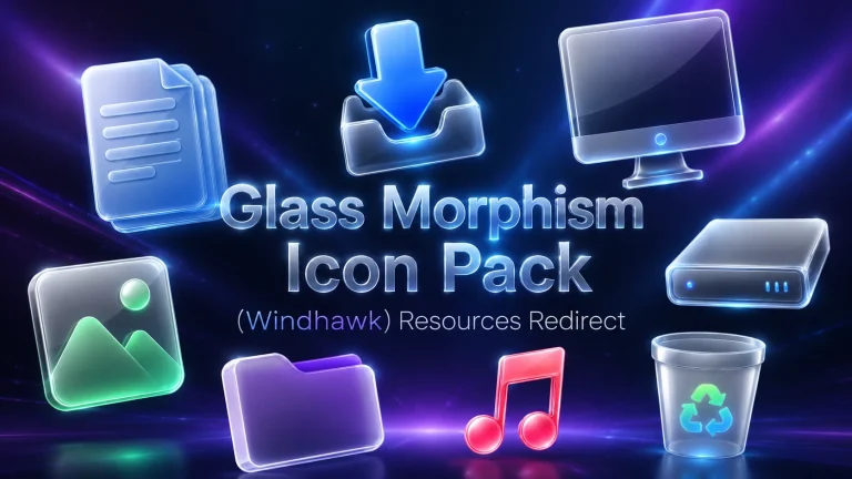 Glass Morphism Icon Pack