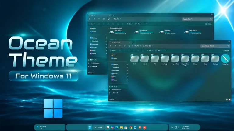 Ocean Theme For Windows 11