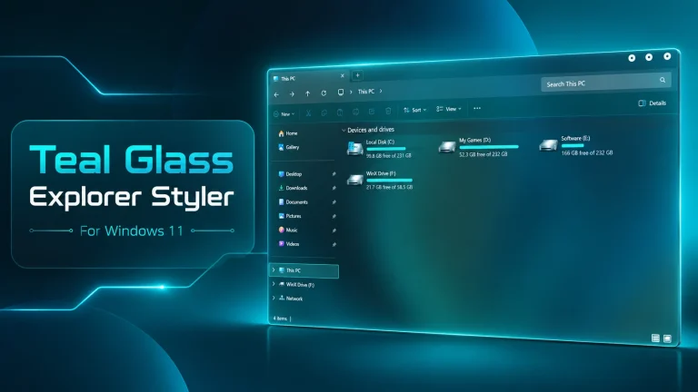 Teal Glass Explorer Style