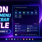 Tron Start Menu & Taskbar Tyle For Windows 11 ( Windhaw)