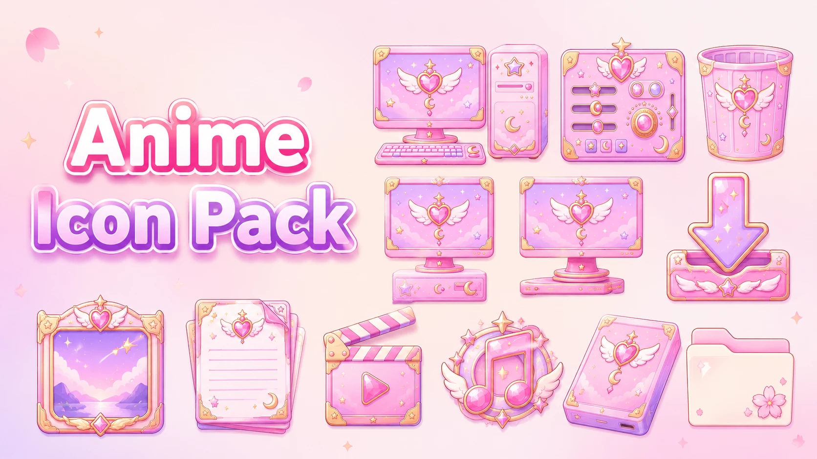 Glory Anime Icon Pack for Windhawk 1 Glory Anime Icon Pack preview for Windhawk Resource Redirect on Windows 11