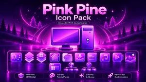 Pink Pine Icon Pack for Resource Redirect