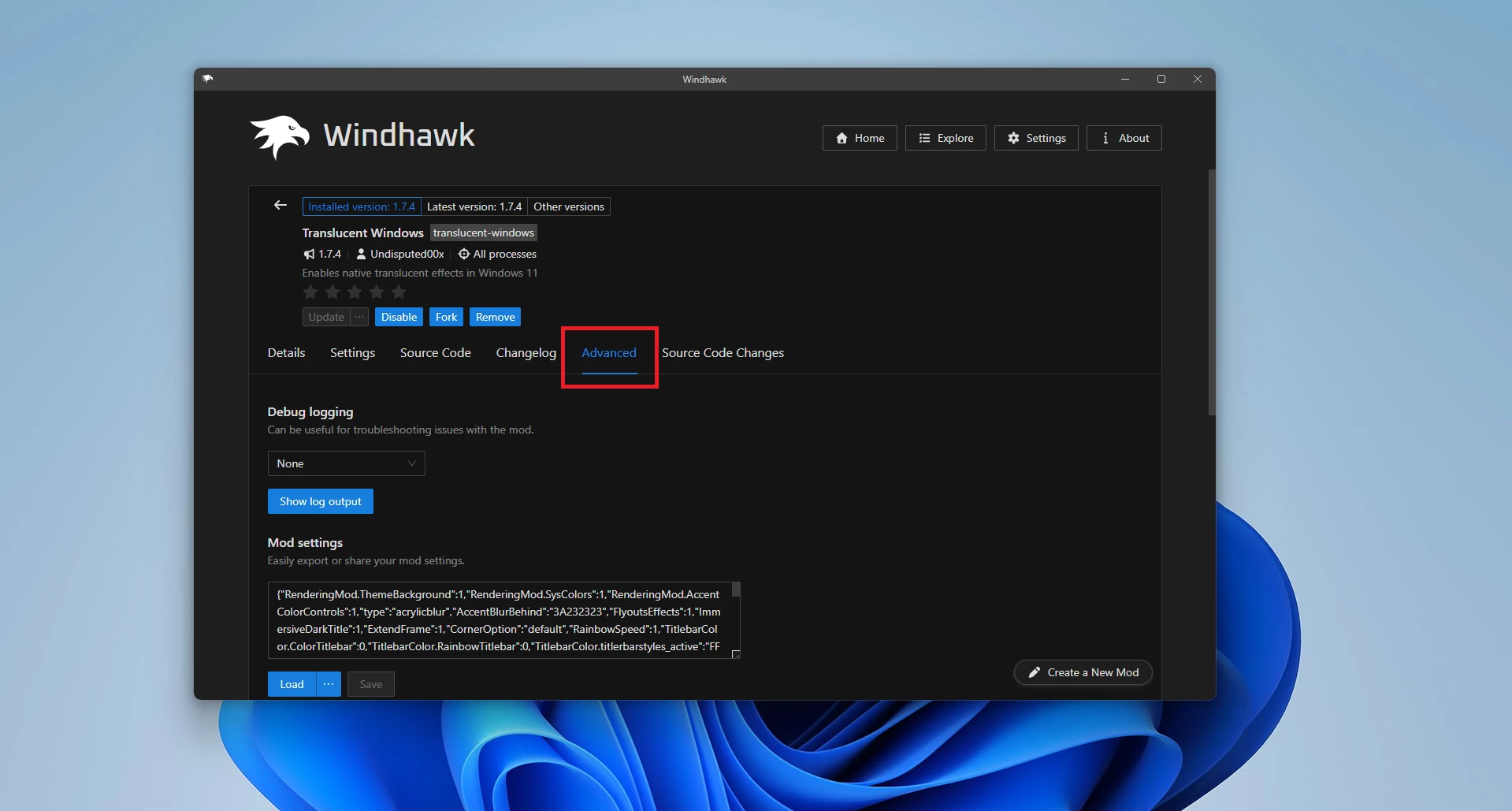 How to Fix Visibility Problems in Translucent Windows - Windhawk 2 null