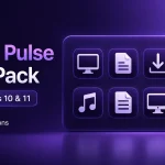 Violet Pulse Icon Pack for Windhawk Resource Redirect on Windows 11