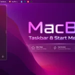 MacBar Taskbar and Start Menu Style for Windows 11 using Windhawk mods