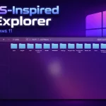 macOS-inspired Explorer Style preview for Windows 11