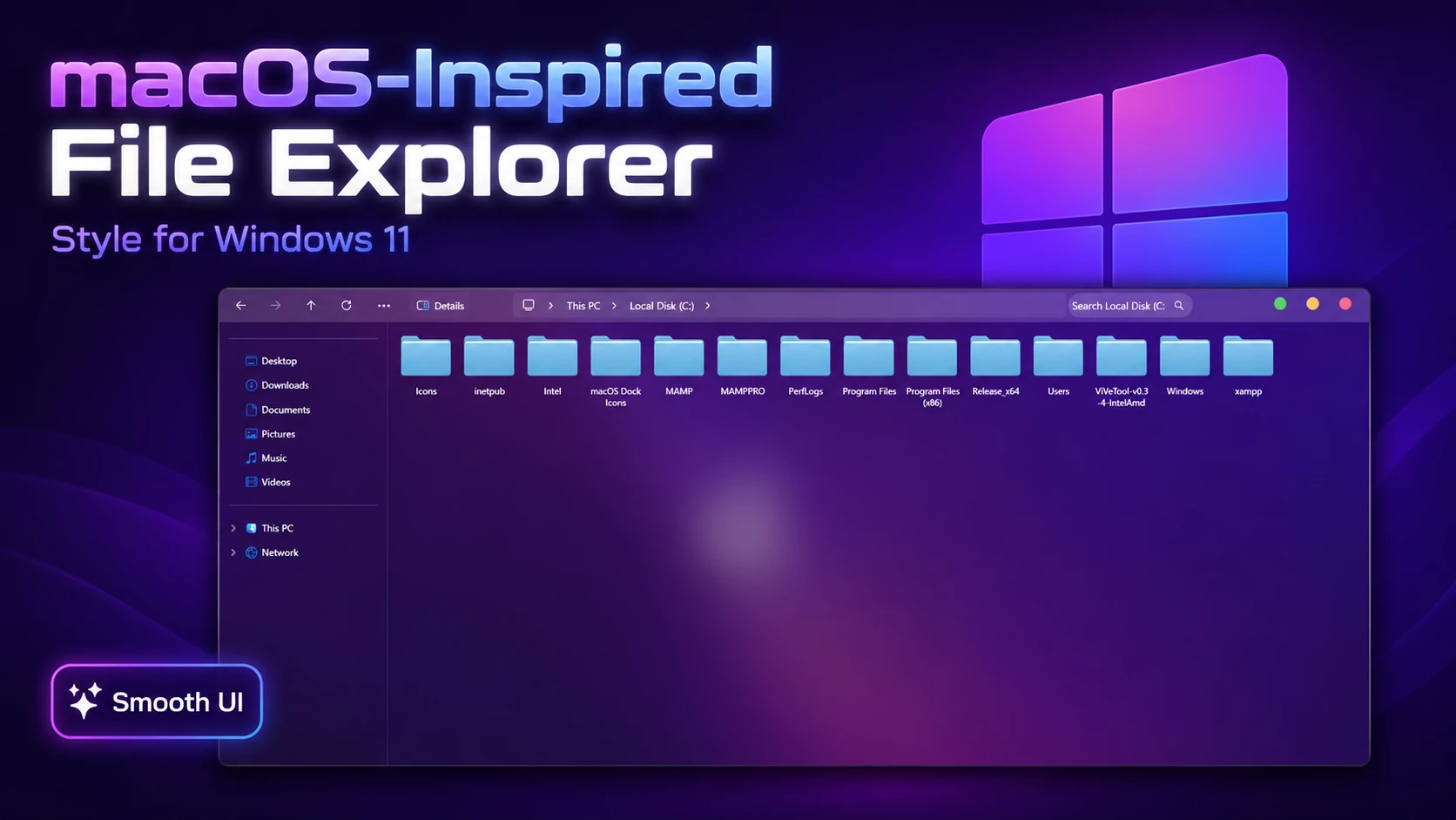 New macOS-Inspired File Explorer Style for Windows 11 1 macOS-inspired Explorer Style preview for Windows 11