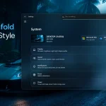 Fold Unfold Settings Style for Windows 11