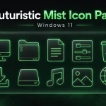 Futuristic Mist Icon Pack for Windows 11