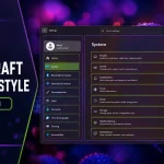 Voxel Craft Inspired Settings Style for Windows 11